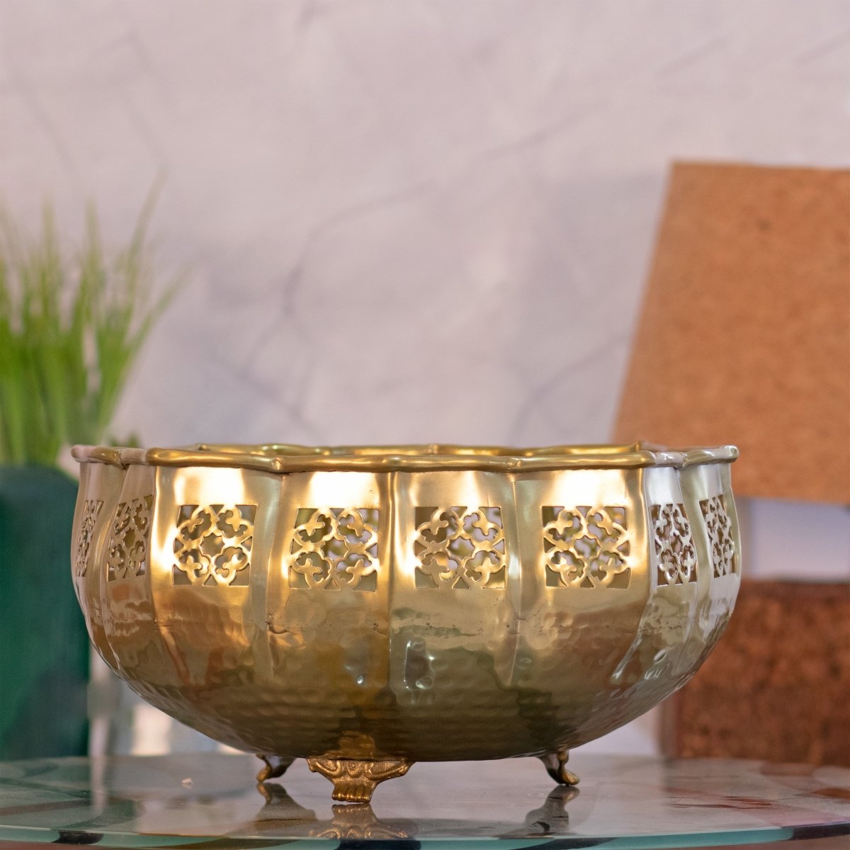 Brass Flower Pot/ Urli