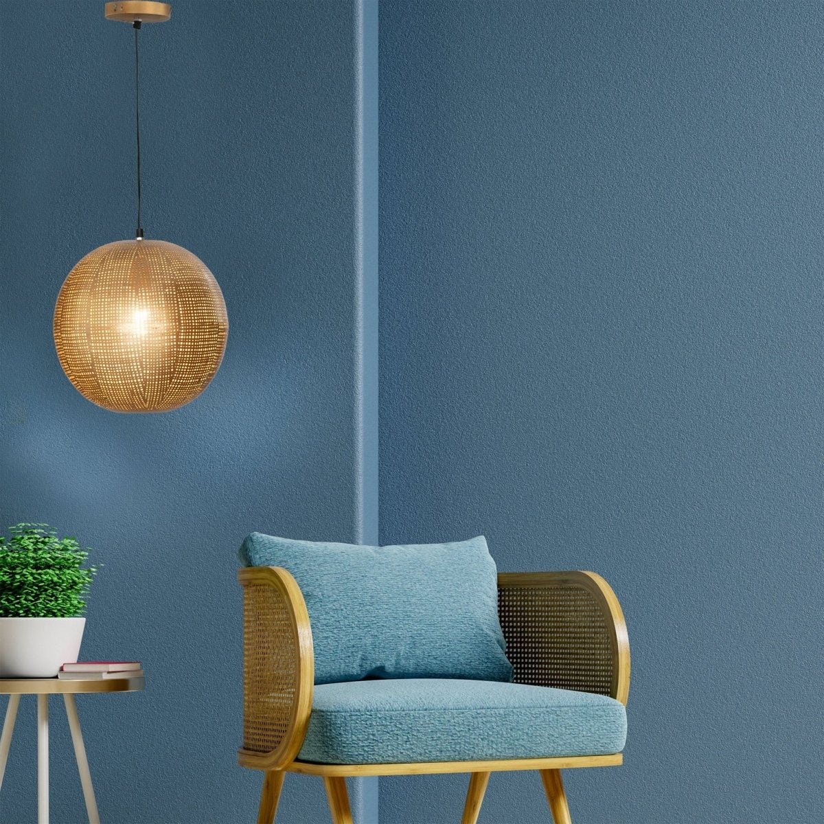 Kezevel Metal Decor Hanging Light - Golden Finish Hand Carved Pendant Light / Lamp for Living Room, Bedroom, Balcon, Foyer