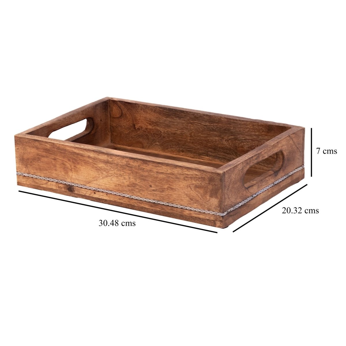 Handcrafted Serving Tray: Perfect for Dining Table & Kitchen